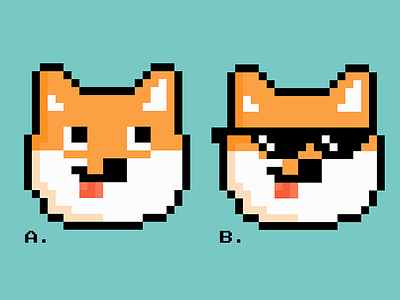 Gaming Brand apps cute doge fox games illustration kawaii