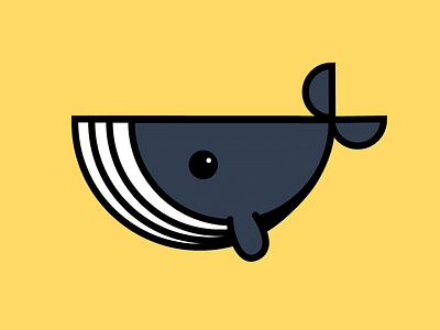 Whale Hello cute illustration ocean sea whale