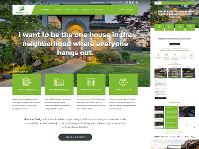 Homepage design branding design ui user experience ux website