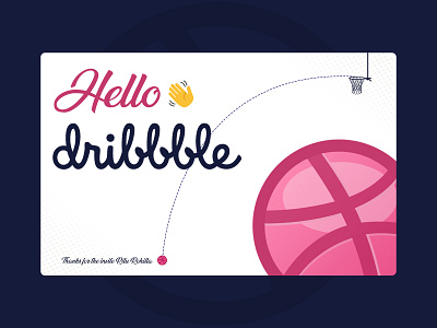 Hello Dribble design dribble hello dribble hellodribbble hola howdy