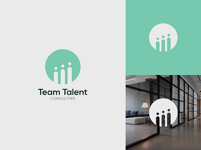 Team Talent Consulting brand branding clean clever design identity logo logo mark minimal modern simple typography