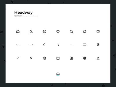 Headway Icon Pack 2px download free icon interface kit line pack semiotic standard stroke thin ui ux