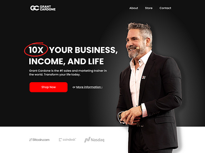 Landing Page - Grant Cardone grant cardone home page landing page website
