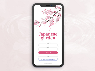 #DailyUI 01 // Japanese Garden