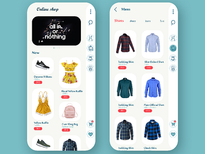 Market ui graphic appstore clothes