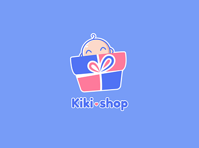 kiki shop logo branding design graphic design identitydesign illustration kidlogo logo logodesign toylogo vector