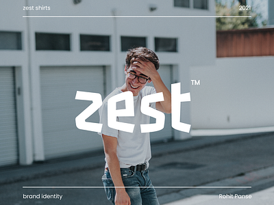 zest shirts brand identity