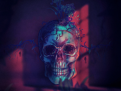 Death and Life alisabry art digitalart illustration