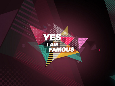 Yes I`m Famous (Tv show ident) ident logo tv