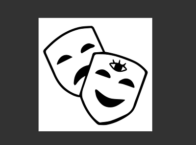 Custom Theatre Icon icondesign icondesigner illustrator logodesign vectorart