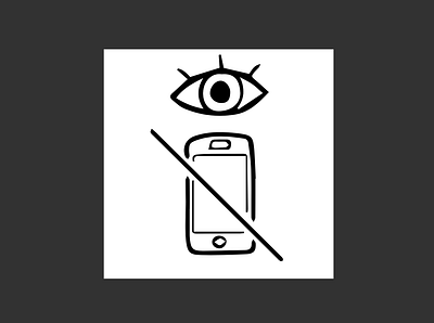 Custom Icon - no phones design icondesign icondesigner illustration illustrator logodesign vector