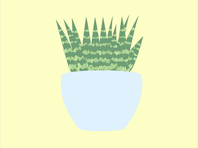 Day 1 - a plant 100dayschallenge design drawing illustration illustrator