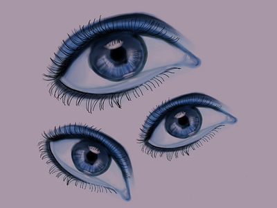 Eyes digitalart illustration