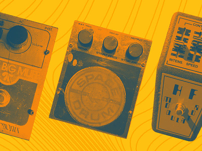 Vintage Effects on Reverb editorial gradient map