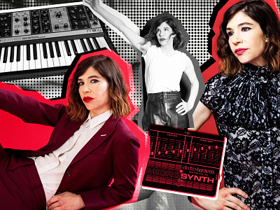 Carrie Brownstein Editorial collage editorial editorial art