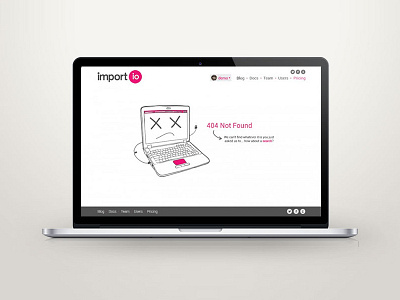 Import.io 404 error page import.io