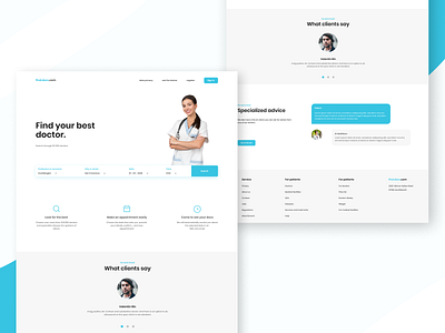 Landing Page design