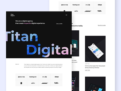 Titan Digital - Digital Agency Website