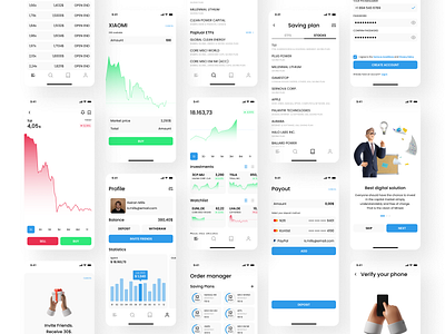 Investment and Trading App Concept