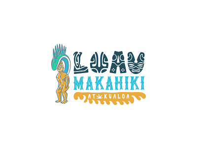 Luau Makahiki at Kualoa culture design hawai illustration logo luau luau makahiki maya savage tiki tourism tourist