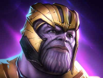 Thanos characterdesign illustration