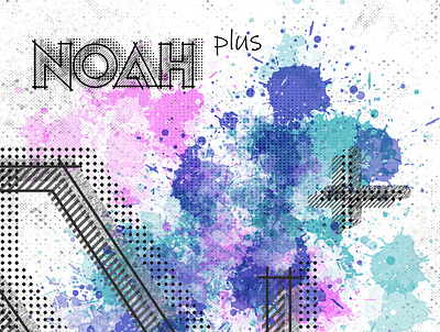 Noah Plus #01 artwork layout logo photoshop poster art typography