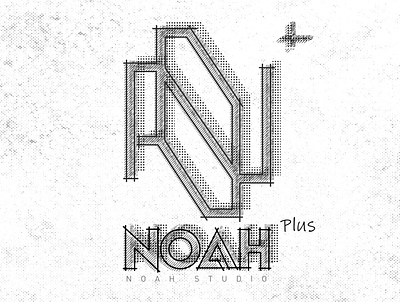 Noah Plus #03 artwork layout logo mockup photoshop poster poster art typography