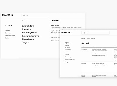 Manuals minimalism ui ux website