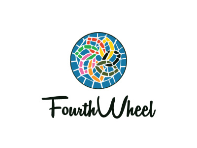 FowrthWheel logo brand branding colors fowrthwheel logo logo design