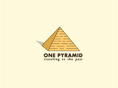 One Pyramid brand branding civilization egypt logo pyramid tour travel world