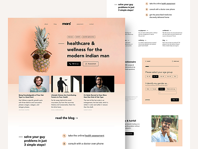 Mars Clinic clinic design health healthcare prototype ui user experience user interface design ux web webdesign webinterface wellness