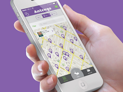 Antengo (Re-design) app design ios