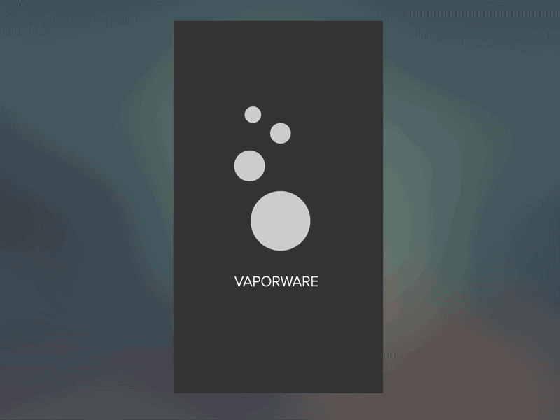 Vaporware Splash Screen Animation android animation effects gif material design ui ux