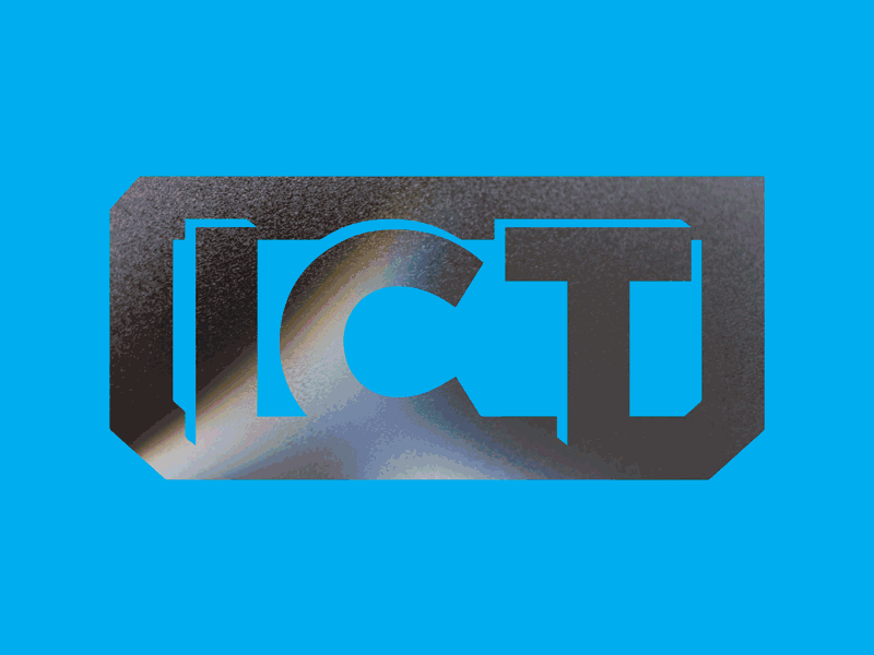 ICT animation brand design branding city dope life logo minimal music pop
