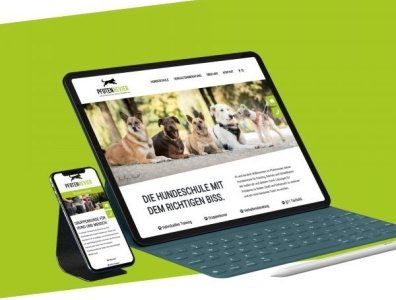 Webdesign für Pfotenrevier Hundeschule branding design ui ux web website