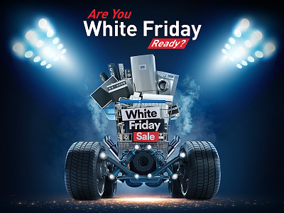 White Friday cart sale shopping souq.com visual