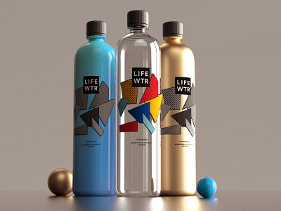 Project LifeWTR 3d branding c4d cinema4d cinema4dart design illustration inspiration inspire