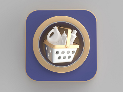 3D illustration for Market App c4d cinema4d cinema4dart design illustration inspiration logo ui ux