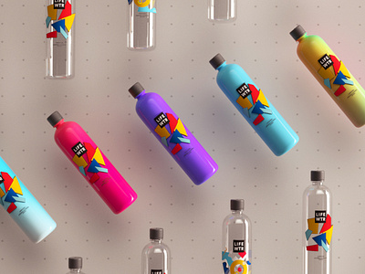 LIFEWTR 3Dbottles