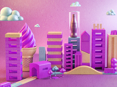 City1 c4d cinema4d design inspiration inspire