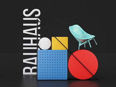 Bauhaus 2/3 c4d cinema4d design inspiration inspire