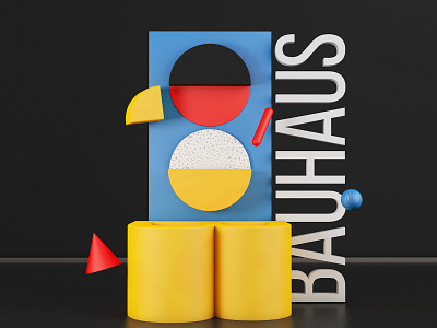 Bauhaus 3/3 c4d cinema4d design inspiration inspire