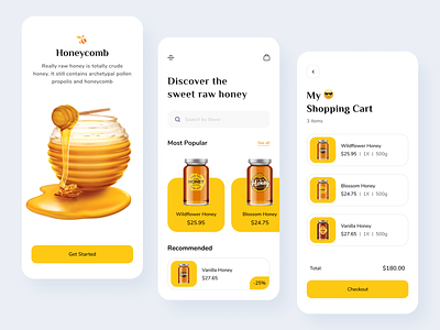 Honey Shop - Mobile App