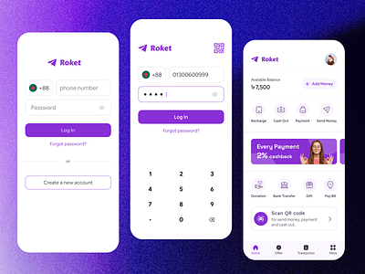 Mobile Banking app bank bank app banking banking app card cradit card ewallet finance finance app fintech hafiz hafiz rana mobile mobile app mobile banking mobile design mobile ui money money transfer payment