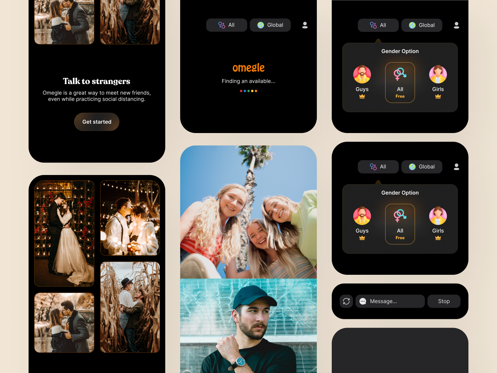 Dating Mobile App Design by Hafiz Rana on Dribbble