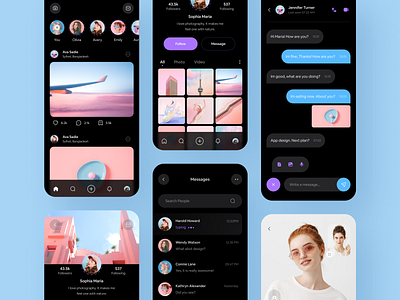 Social Media App Design