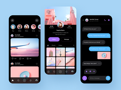 Social Media App Design