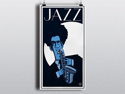 JAZZ jazz music poster sax