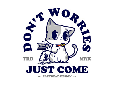 Just come! Kitty Call adobe artwork artworkforsale branding cat cat design dead design graphic graphicdesign halftones illustration