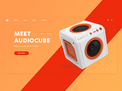 AudioCube Promo Page